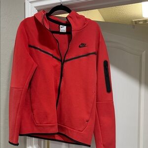 Nike men’s Vibrant Red Hoodie Jacket